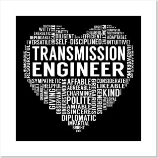 Transmission Engineer Heart Posters and Art